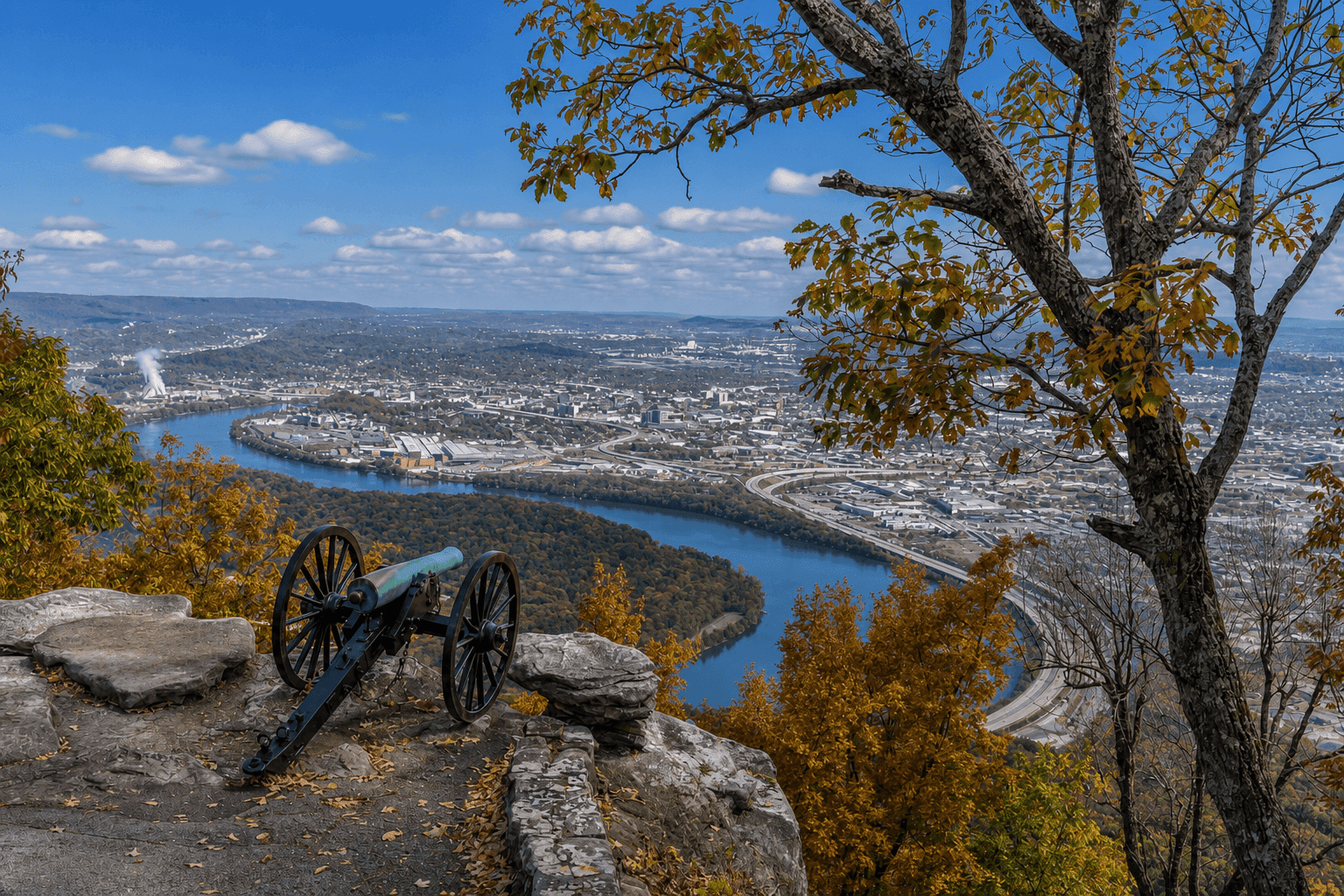Lookout Mountain neighborhood in Chattanooga, Tennessee