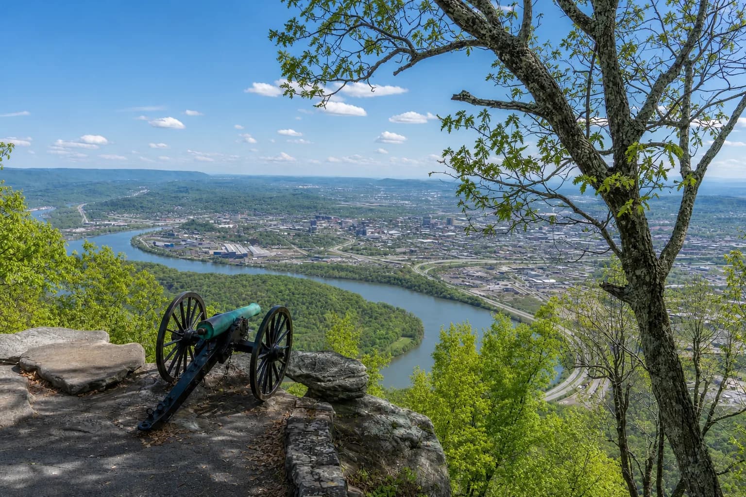 Lookout Mountain neighborhood in Chattanooga, Tennessee