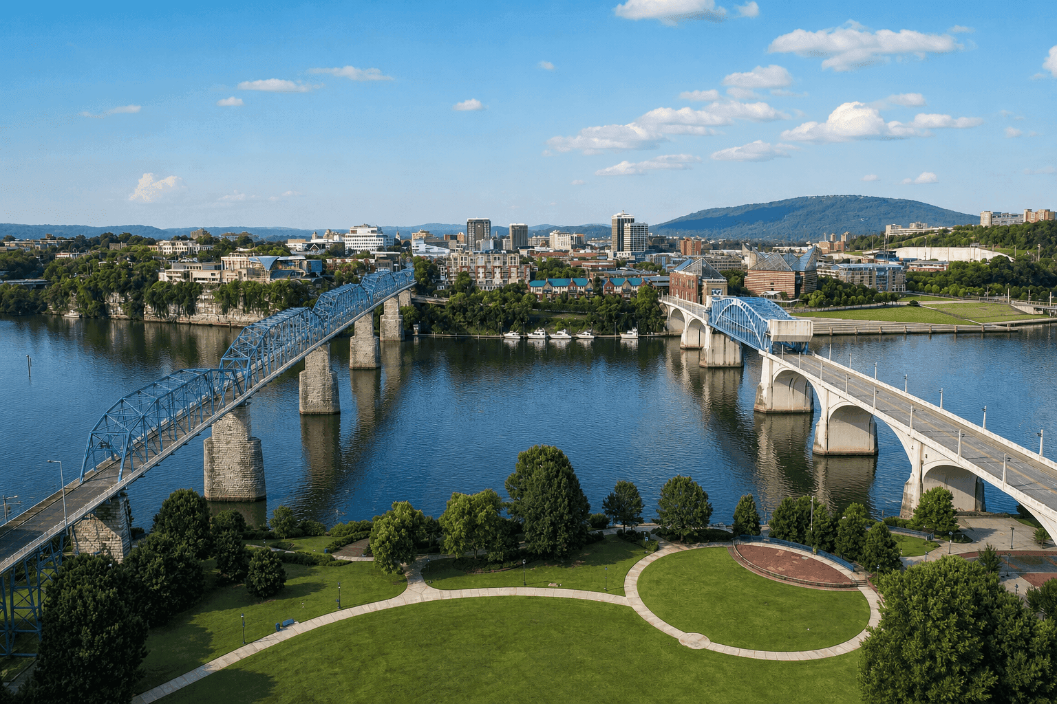 Hixson neighborhood in Chattanooga, Tennessee