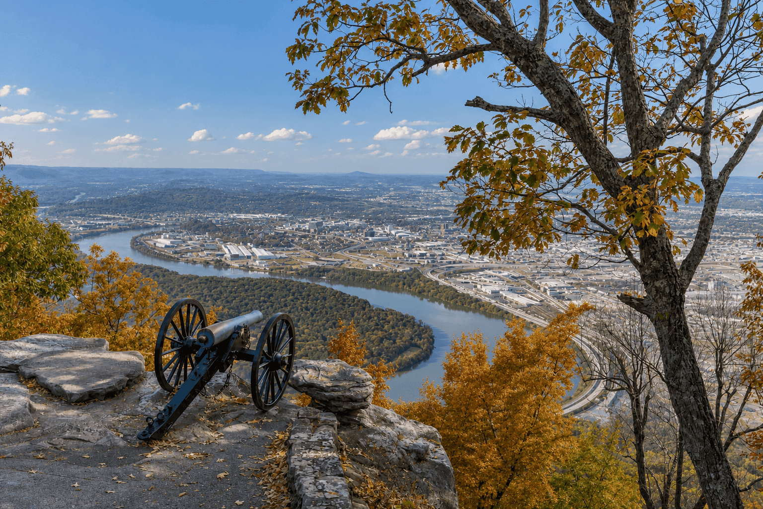 Lookout Mountain neighborhood in Chattanooga, Tennessee