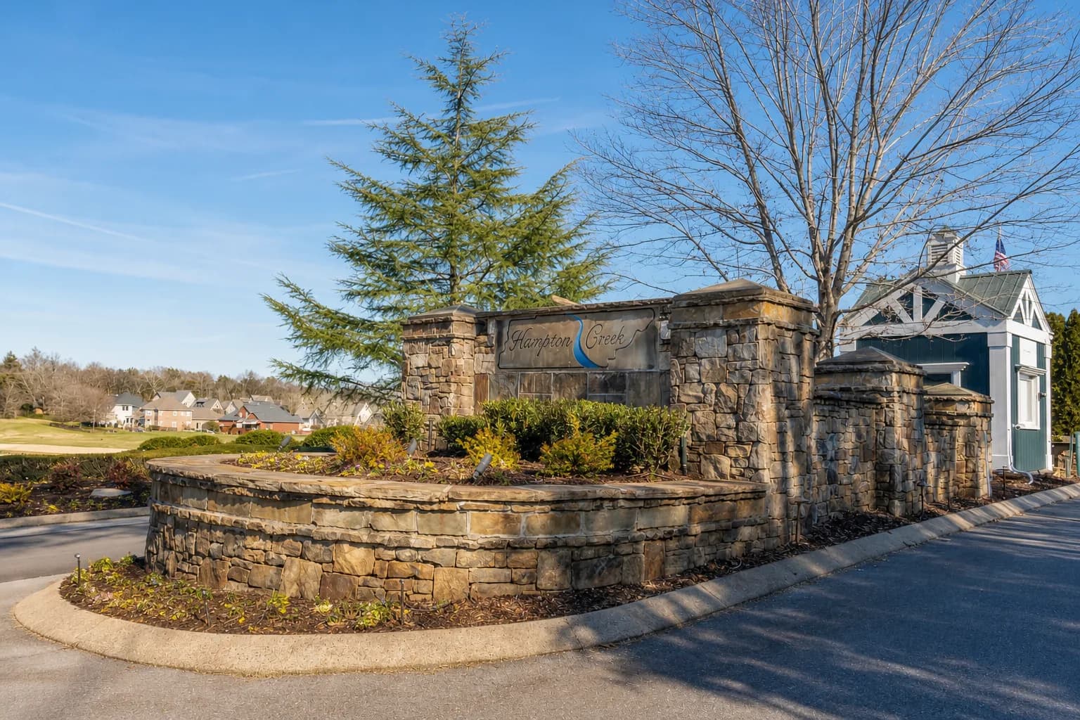 Hampton Creek neighborhood in Ooltewah, Tennessee