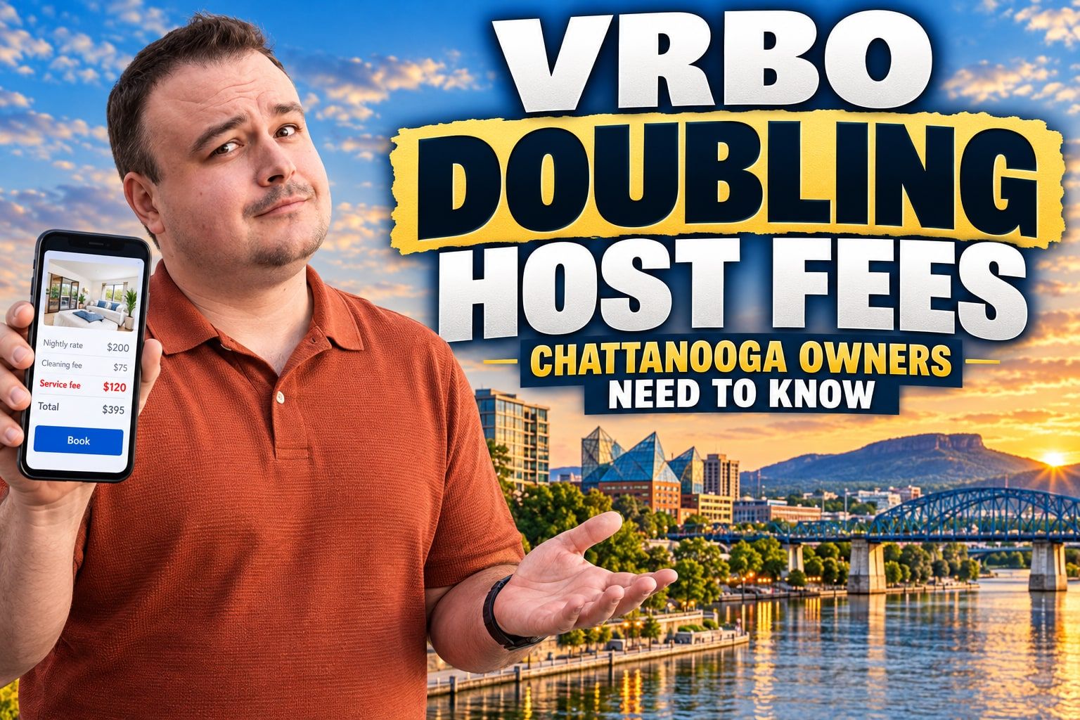 Vrbo Is Doubling Host Fees — What Chattanooga Short-Term Rental Owners Need to Know