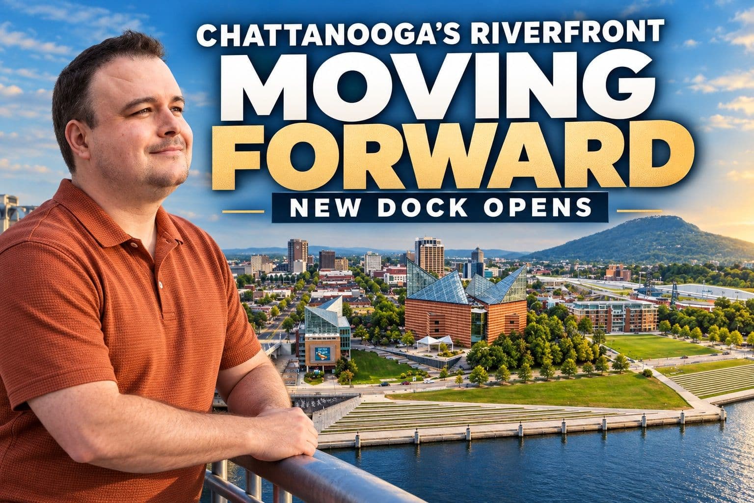 Ross's Landing Redevelopment Is Underway: New Dock Opens on Chattanooga's Riverfront